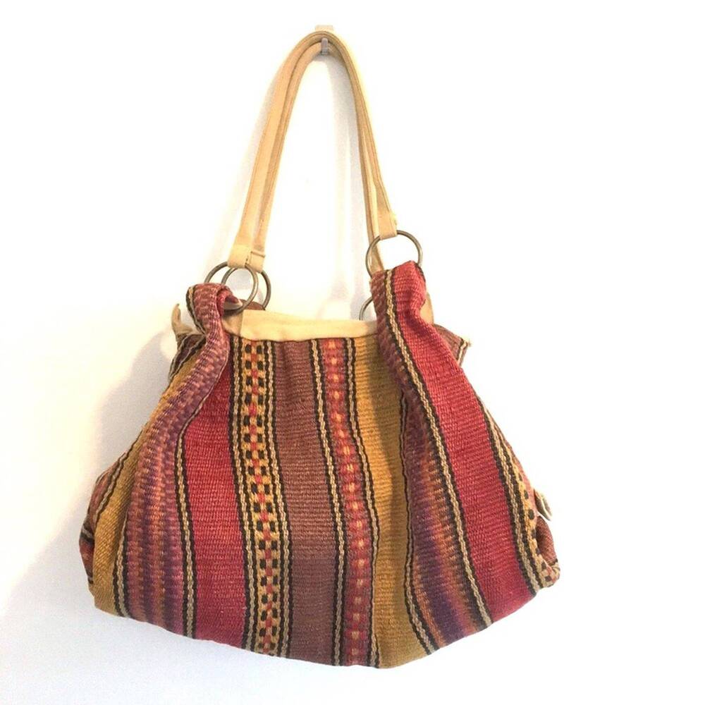 Vintage Boho style shoulder bag - flaws